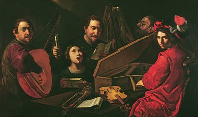 Concert with Musicians and Singers by Pietro Paolini